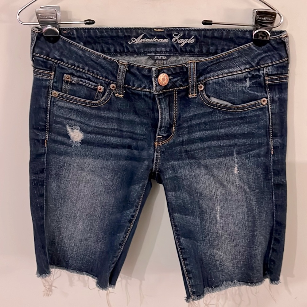 American Eagle Cut Off Shorts Sz 4 Stretchy
